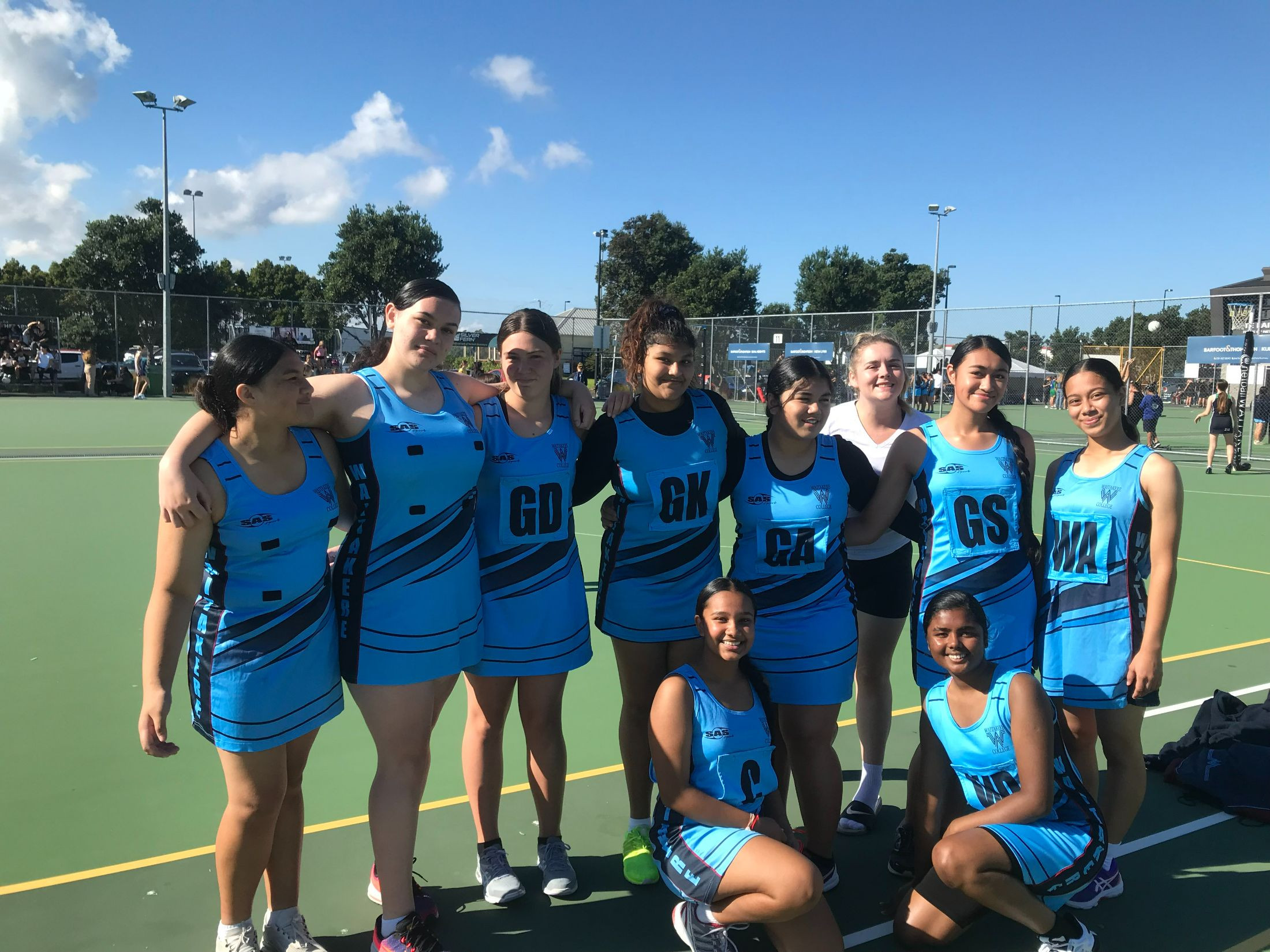 Junior Netball teams in full force