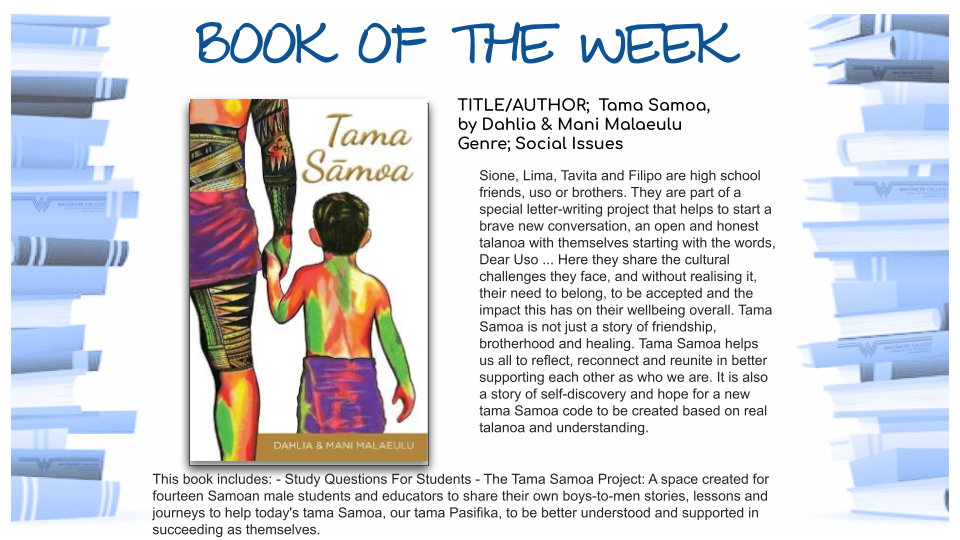 Book of the week - Tama Samoa, by Dahlia & Mani Malaeulu