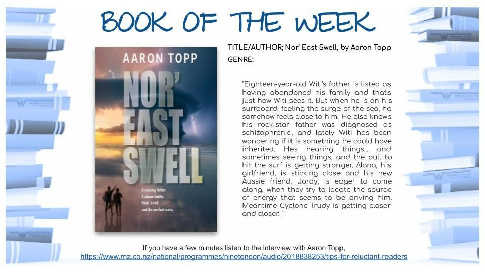 Book Of The Week - Nor' East Swell, by Aaron Topp