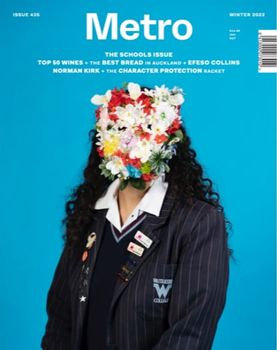 Waitākere College on the cover of Metro magazine