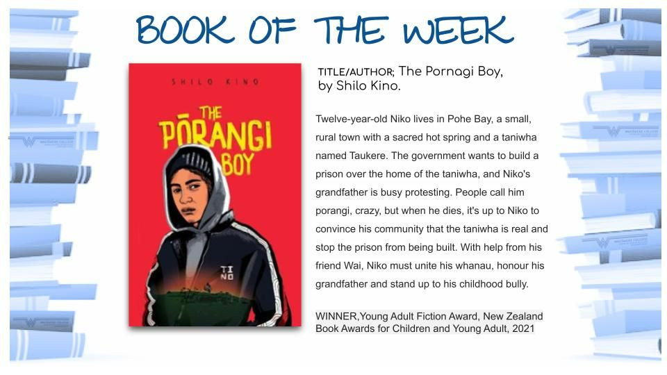 Book Of The Week - Porangi Boy