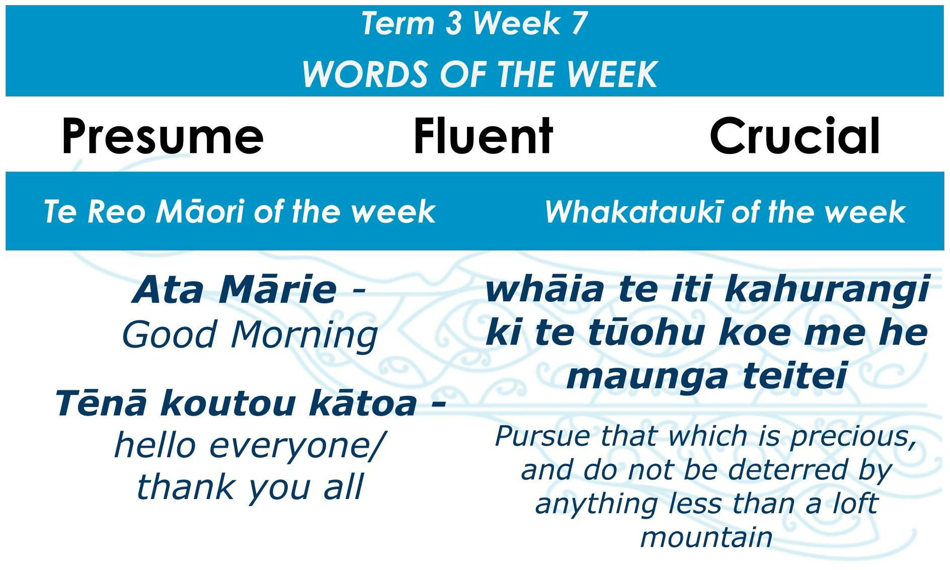 For Newsletter Wow Te Reo Whakatauki
