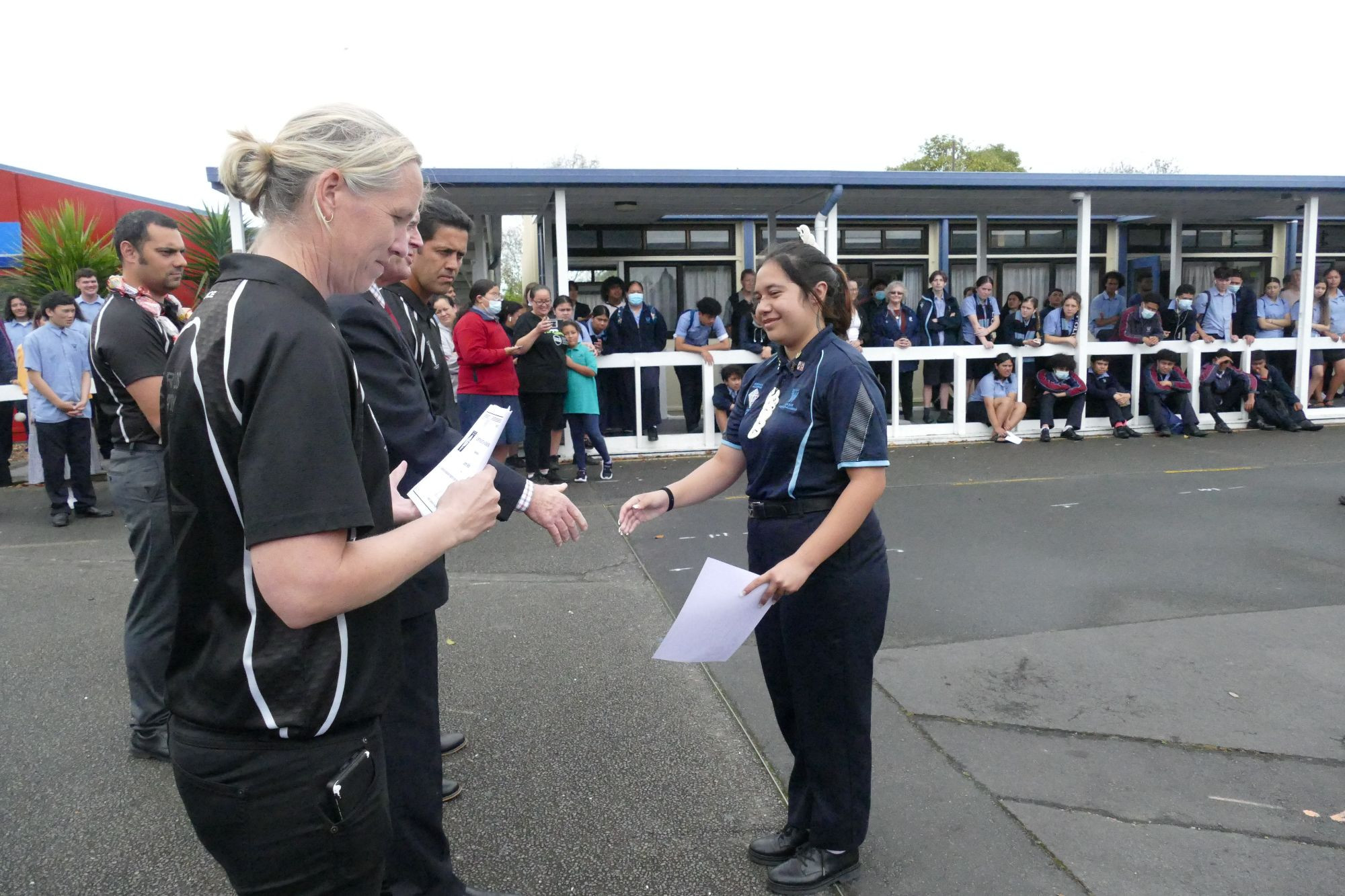 Year 13 Service Academy Final March Out