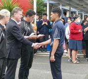 Year 13 Service Academy Final March Out