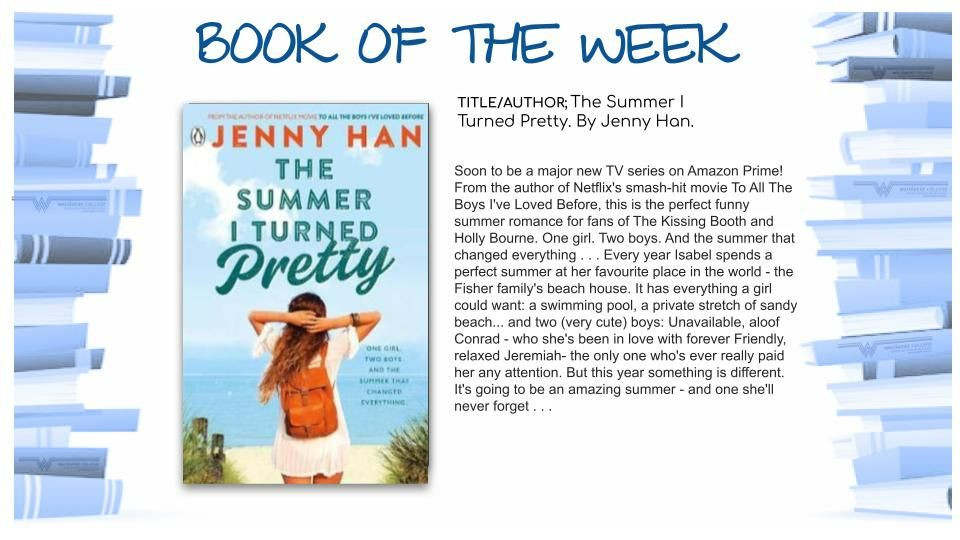 Book Of The Week - The Summer I Turned Pretty By Jenny Han