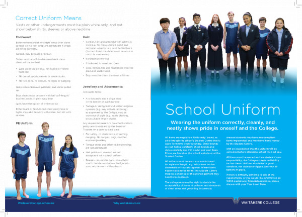 Waitakere Uniform Brochure 2019 V5 Print