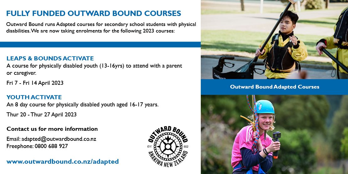 2023 Fully Funded Outward Bound Courses For Teens With Physical Disabilities