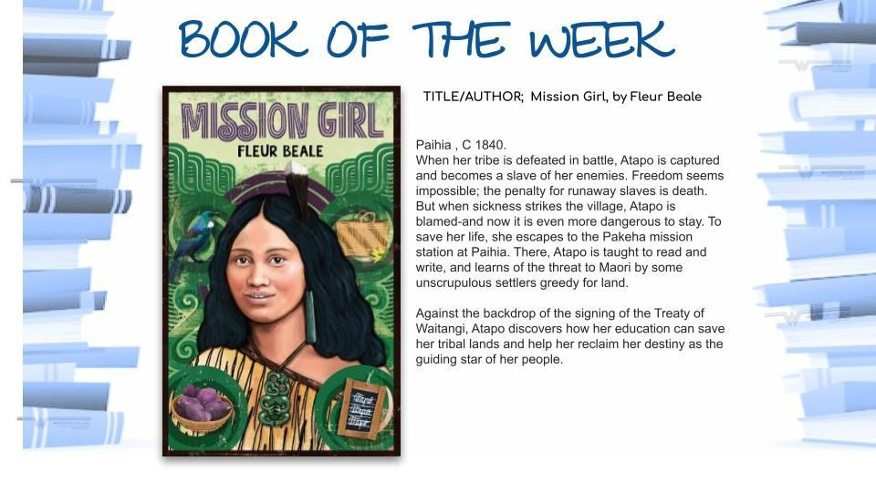Book Of The Week - Mission Girl, by Fleur Beale