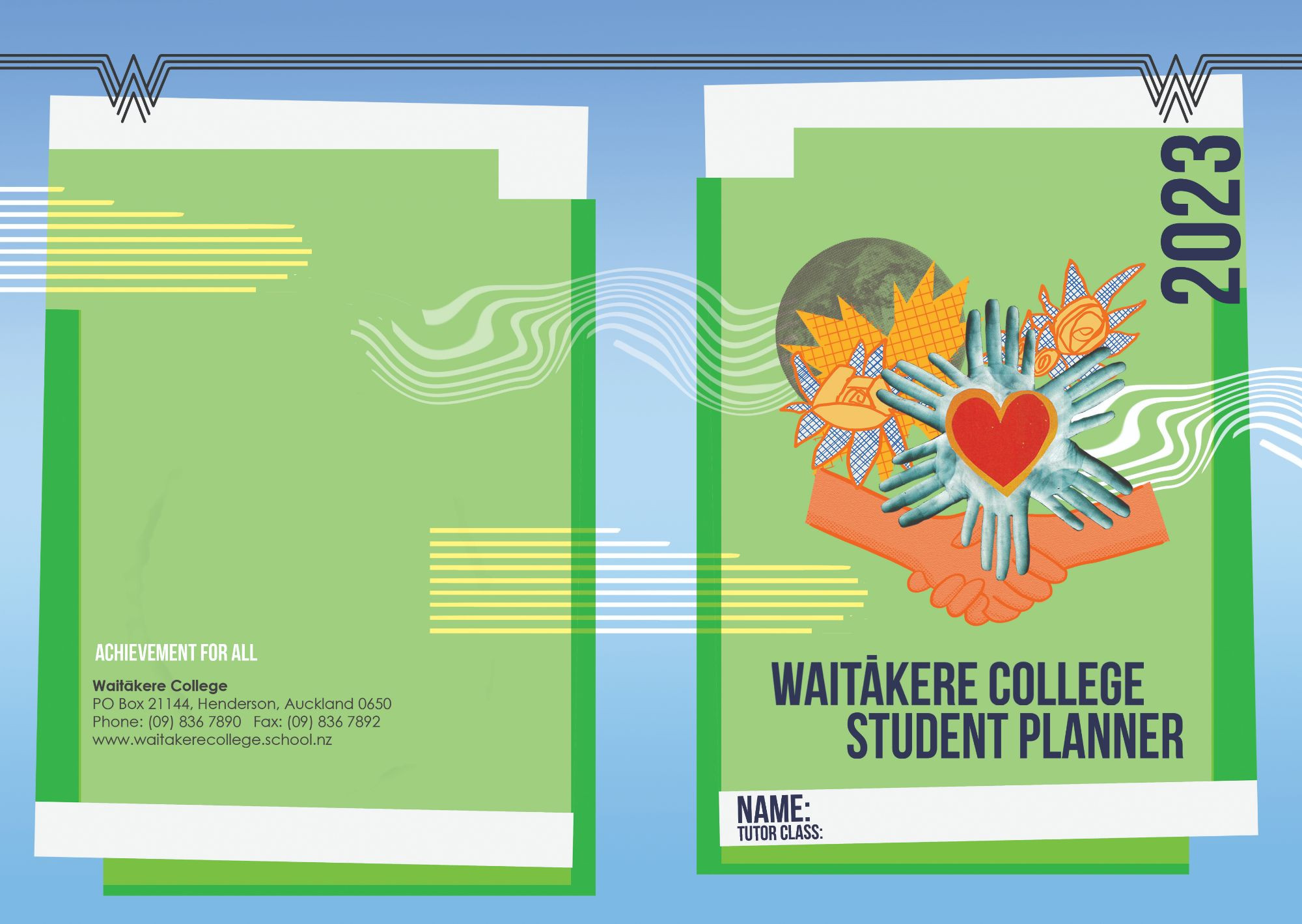 Design The Next School Planner Cover Wait kere College