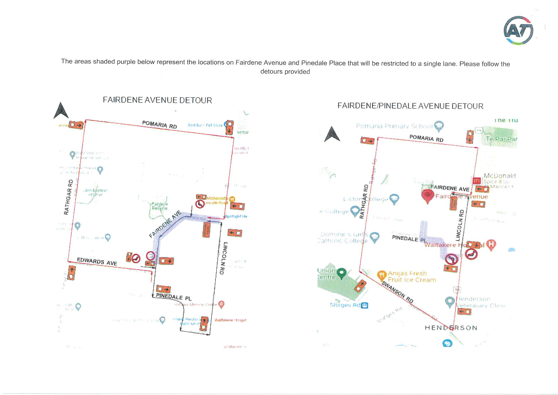 Roadworks Commencing 29th August