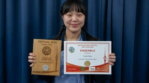 Jun-Hee Hwang's Captivating Performances at the NZCBA Band Festival