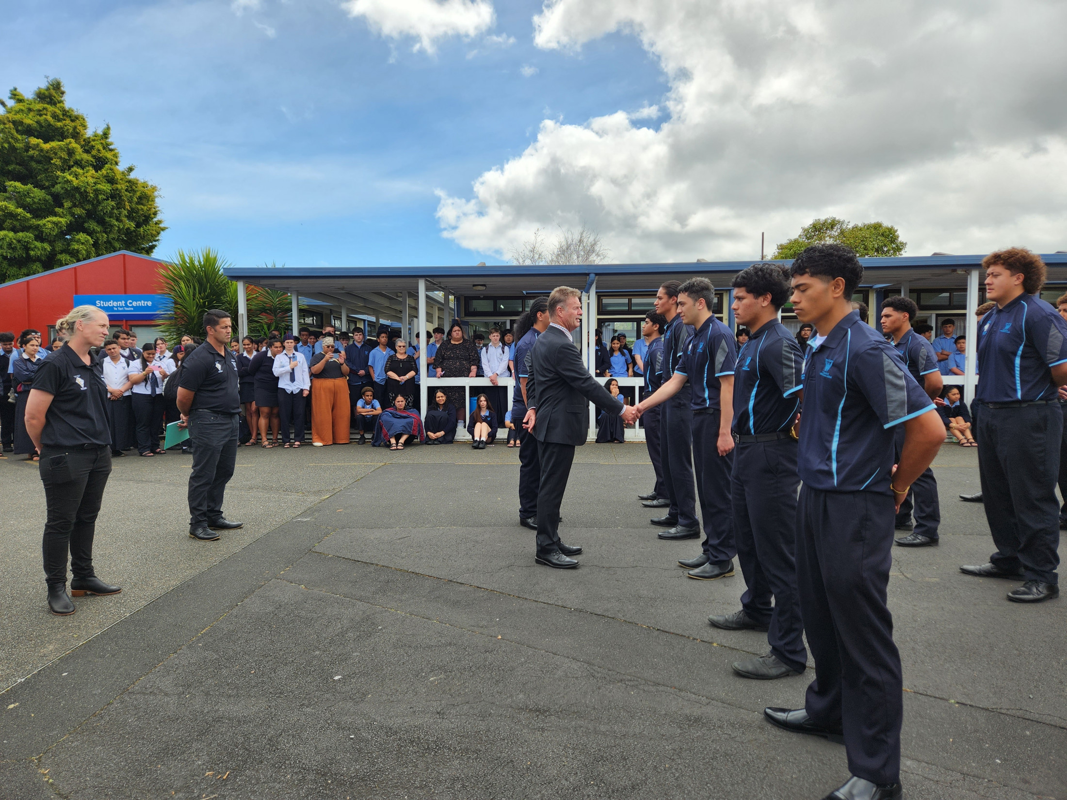 Final March Out for Year 13 Services Academy