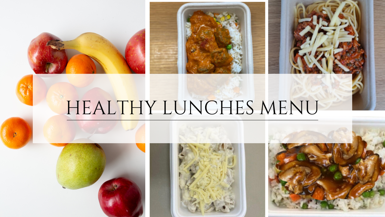 Healthy School Lunches Menu