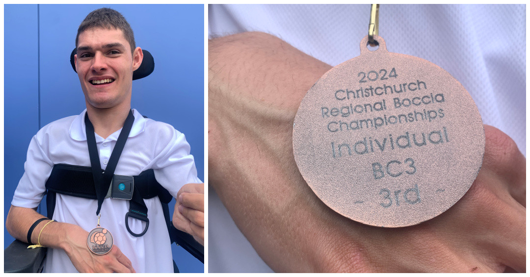 Max Wymer Wins Bronze Medal at 2024 Boccia Championships