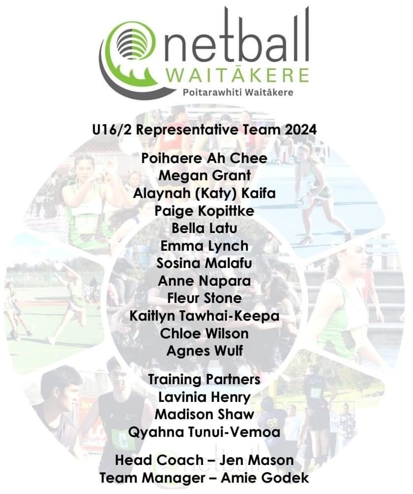 Netball Waitākere Representative Teams
