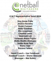 Netball Waitākere Representative Teams