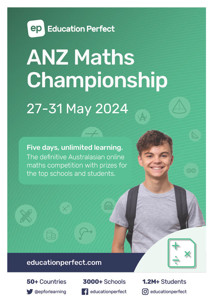 ANZ Maths Championship Starts Next Week