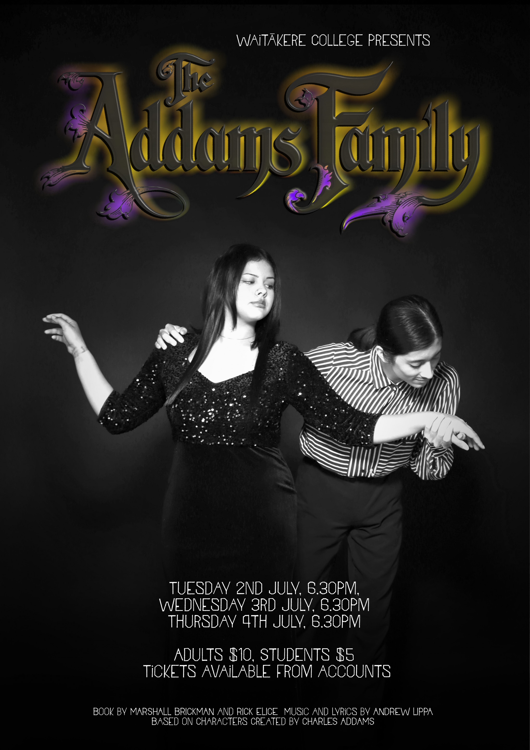 Upcoming School Production - The Addams Family