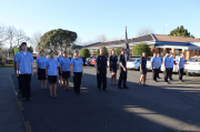 Year 10 Services Academy Marches Out