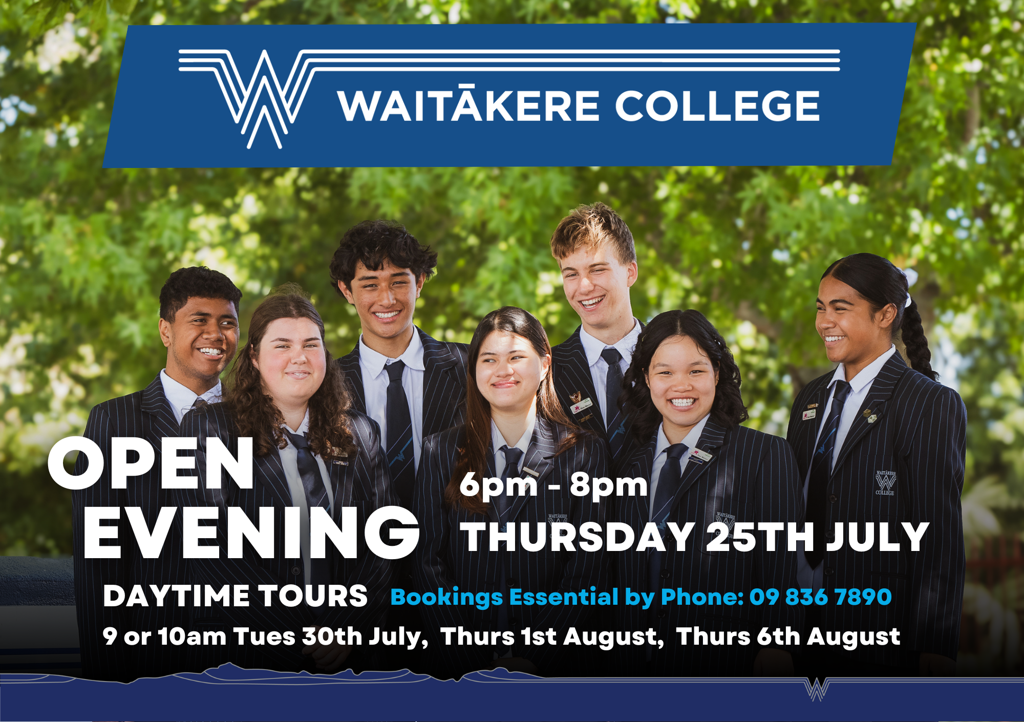 Upcoming Waitākere College Open Evening