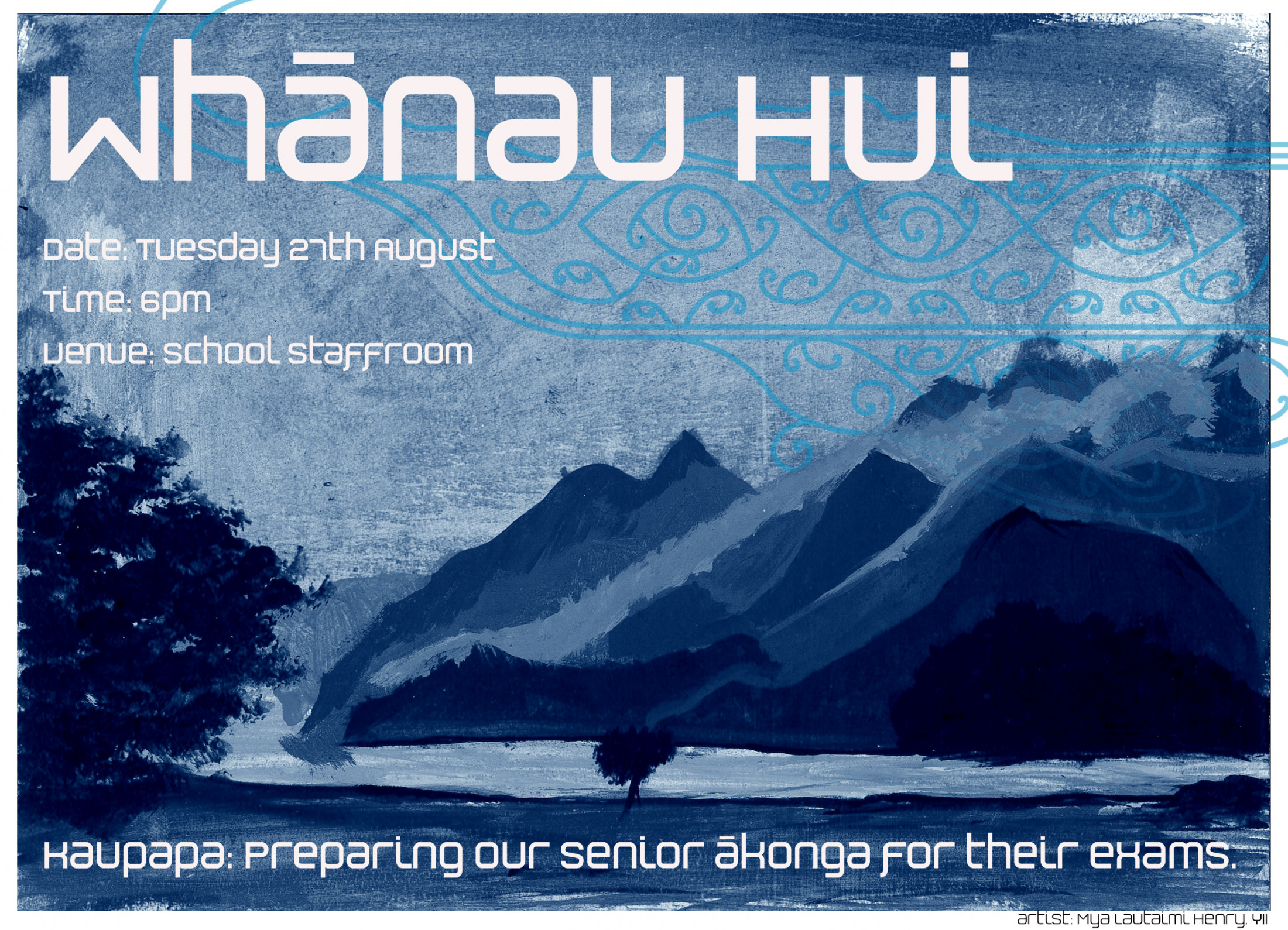 Upcoming Whānau Hui