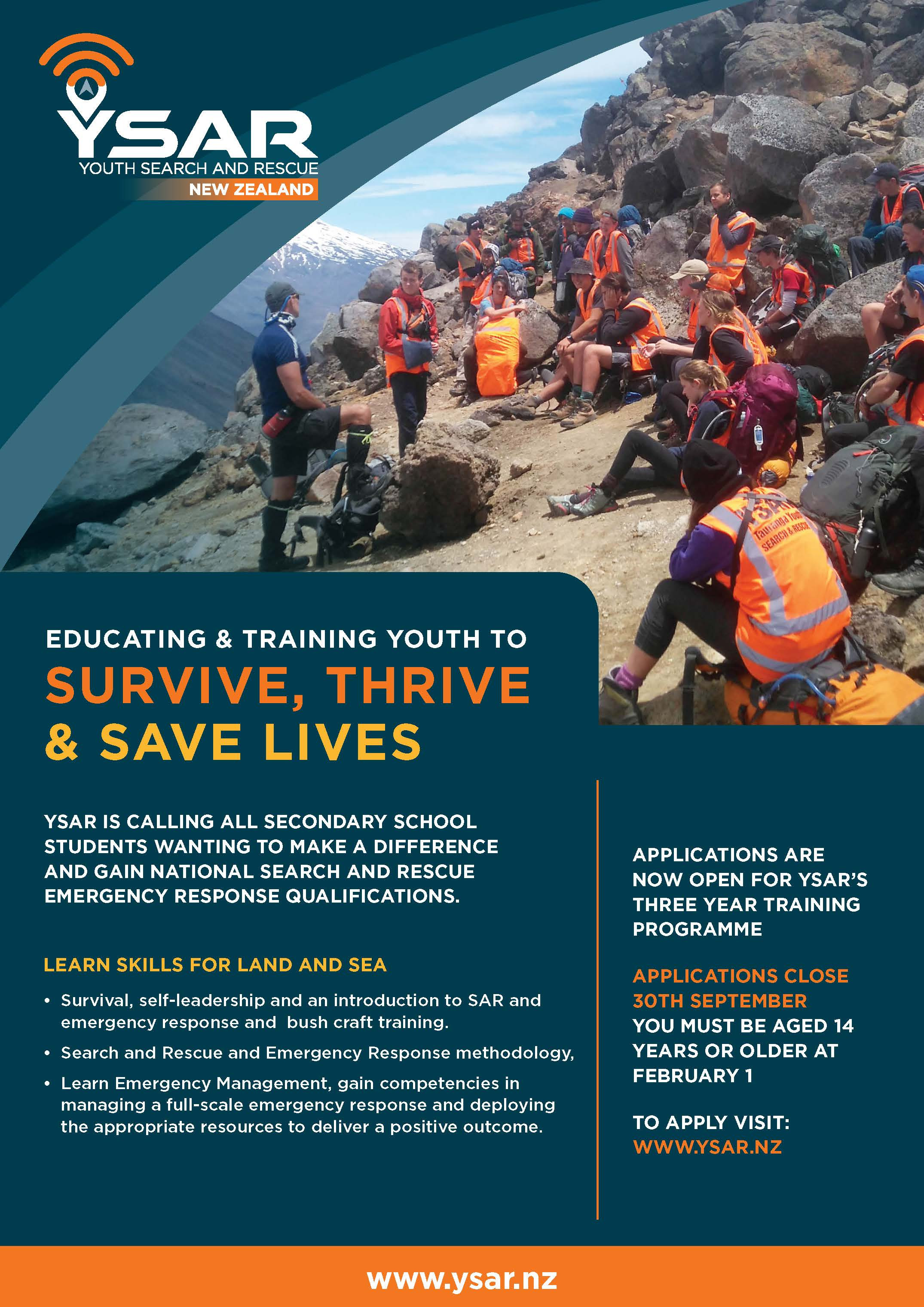 Youth Search and Rescue Opportunity