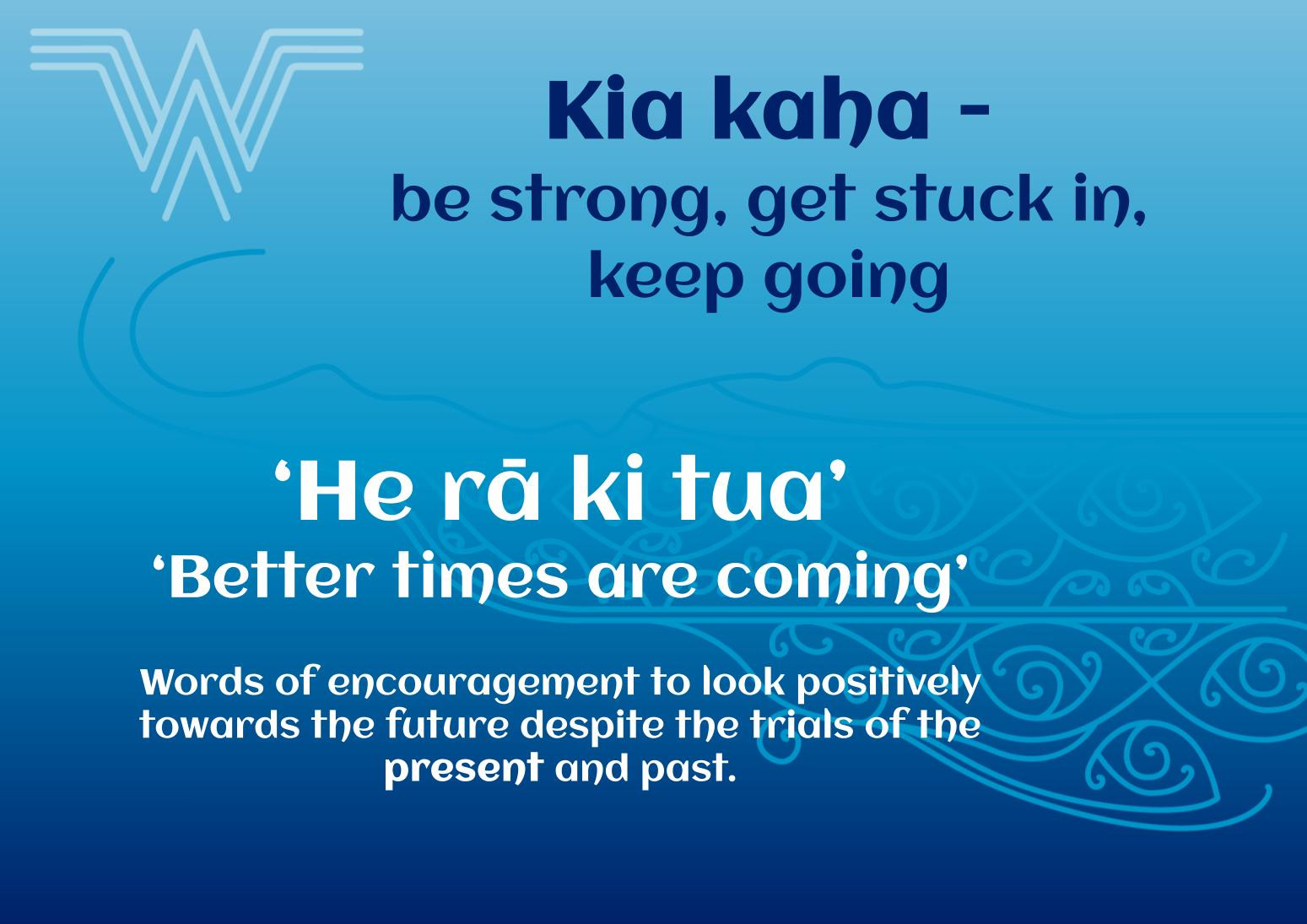 Te Reo Māori, Whakataukī & Words of the Week