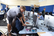 Robotics Showdown: Year 9-11 Students Battle with Bots