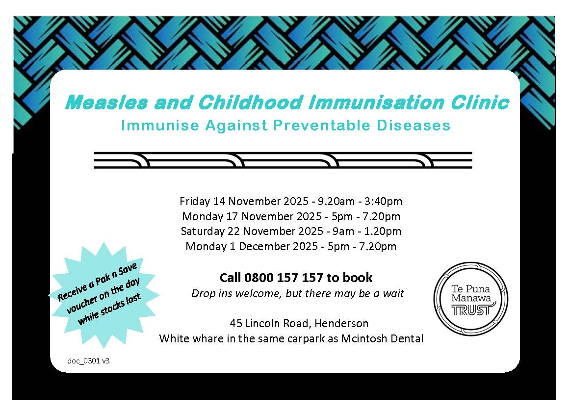 Measles and Childhood Immunisation Clinic