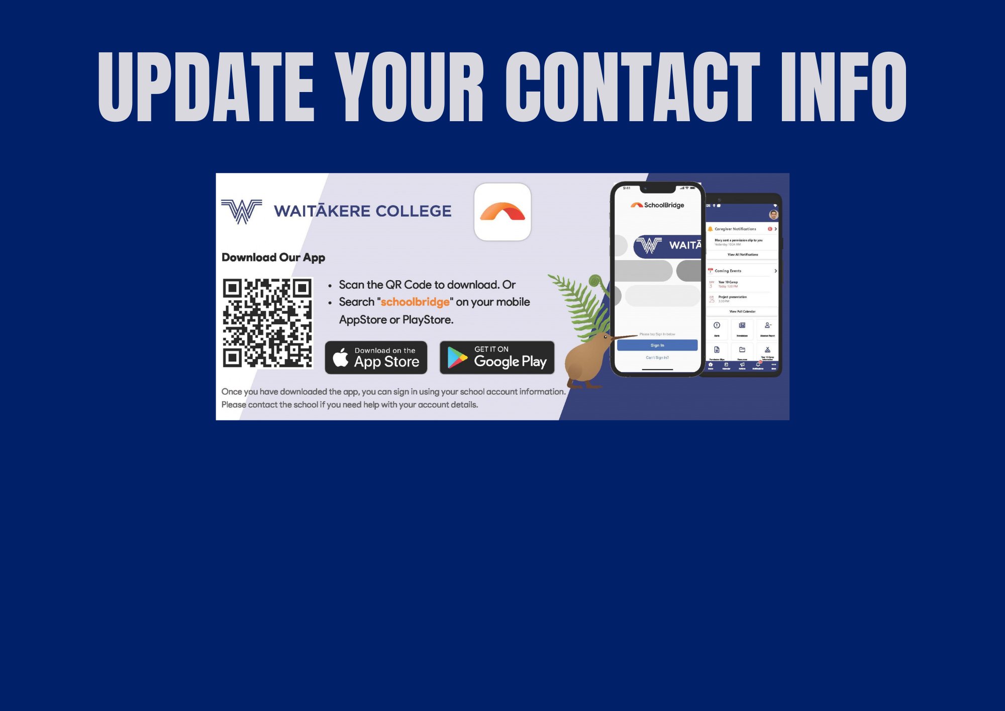 Have your Contact details Changed Since your Child Enrolled?