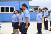 Year 10 Services Academy March Out