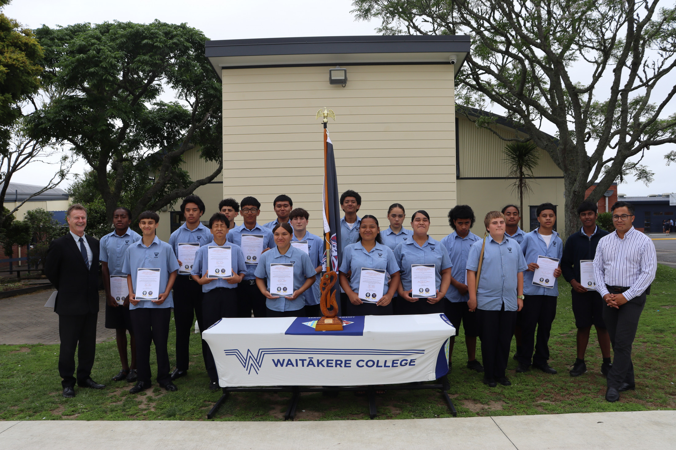 Year 10 Services Academy March Out