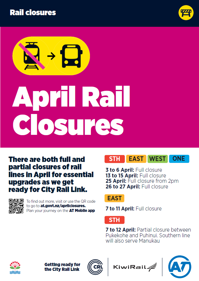 Rail Closures Over the Holidays