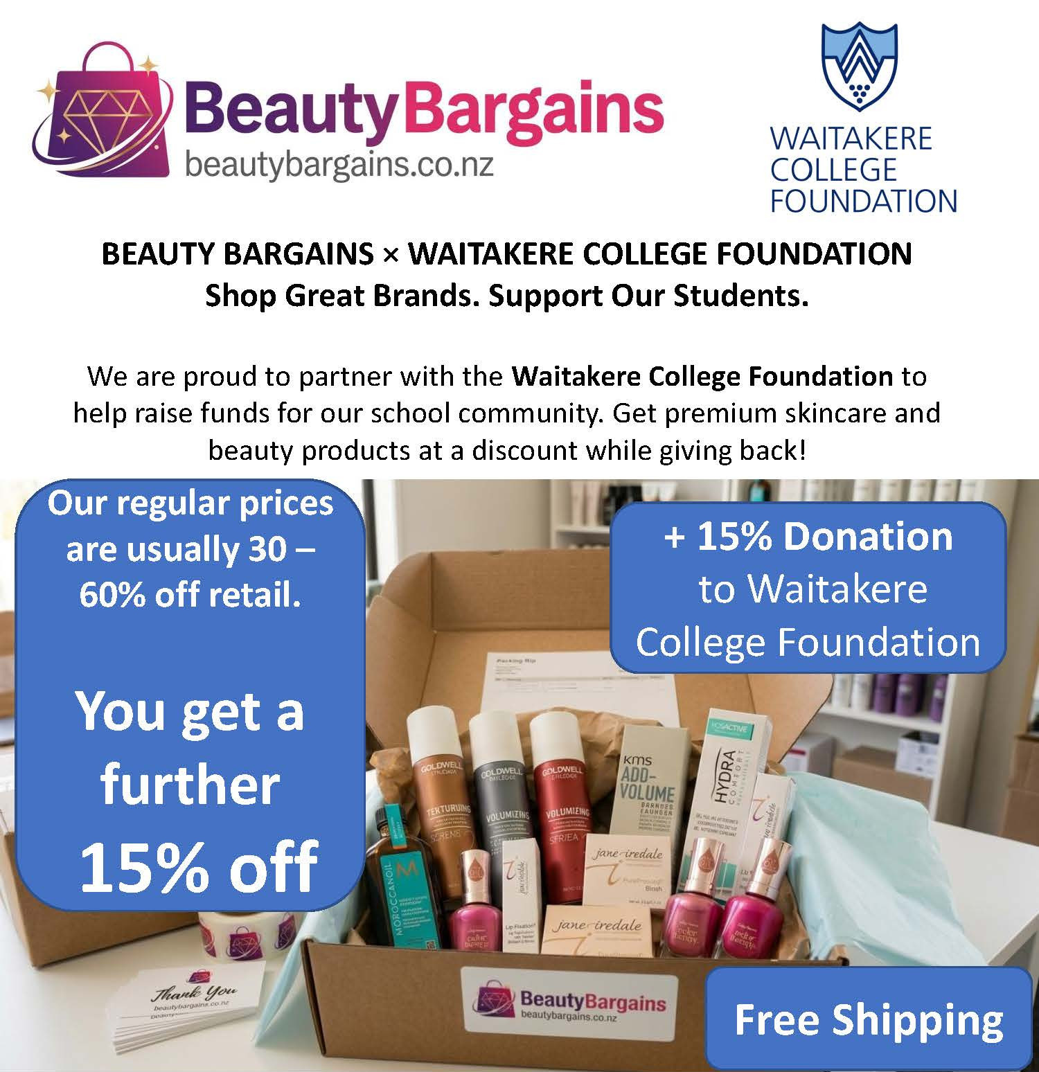 Treat Yourself & Support our Students