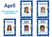 PE Students of the Month