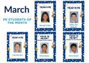 PE Students of the Month