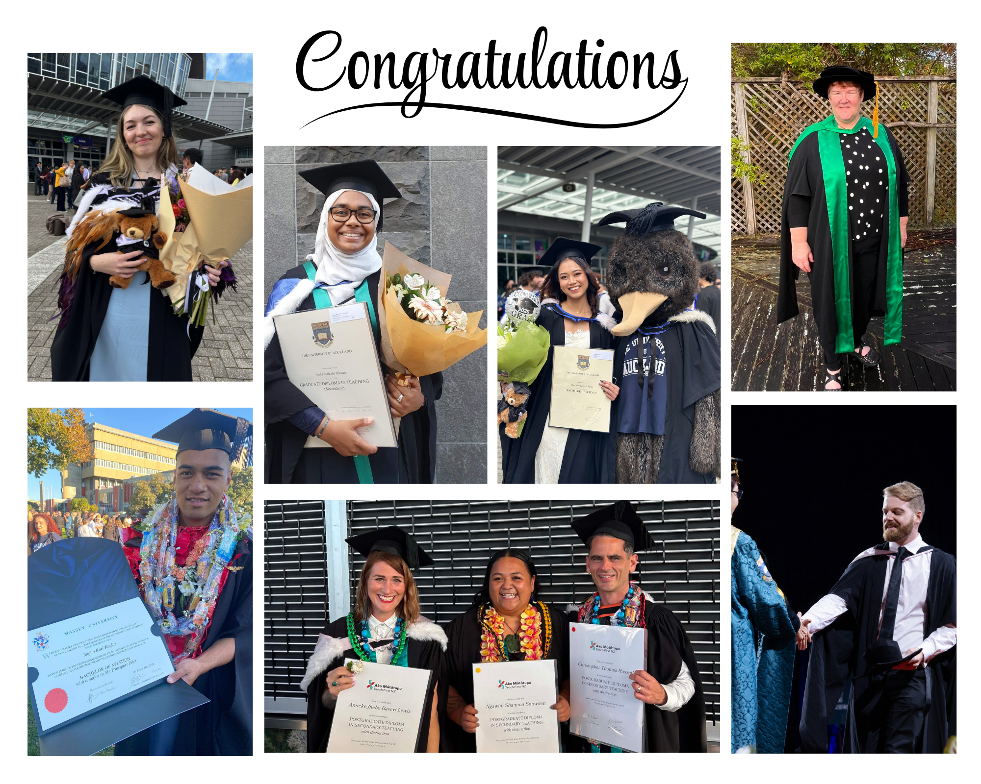 Celebrating Excellence: Waitākere Alumni and Staff Graduate