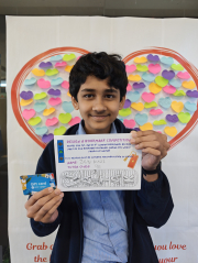 Zain Kazi 3rd Place In Design A Bookmark Comp